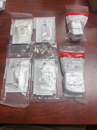 105 Ortronics/ Legrand Plates and jacks (New) 1