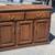 Solid oak media stand / buffet #1778 1 thumbnail