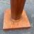 vintage flame walnut pedestal ,stand 5 thumbnail
