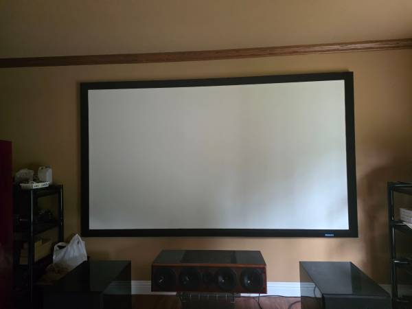 JVC Projector and Stewart Screen! 1