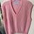 Eileen Fisher pink cotton blend cardigan sweater 3 thumbnail