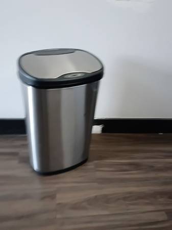 Automatic Kitchen Trash Can, 13.2 Gallon Stainless Steel, Motion Senso 1