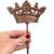 Set of Three Metal Crown Shaped Wall Hooks 5 thumbnail
