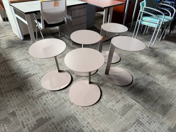 16" round Blu Dot Note Side Table in Power Coated Steel Finish 1