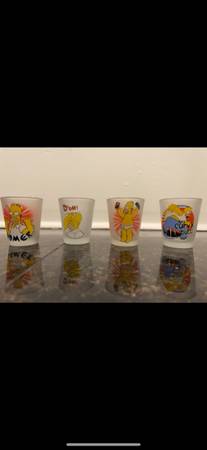 Simpsons shot glasses 1