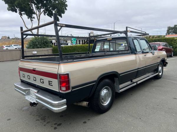 1992 Dodge Ram 2500 LE Diésel, cabina extendida, 65 mil millas - 1 dueño - $18.500 (rohnert pk / cotati)63496608037505121