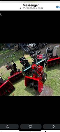 Snowblowers.  Come get one 1