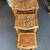 🌟 Vintage Bamboo Nesting Tables – Rustic Star Motif with Stone/Metal 6 thumbnail