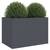 vidaXL Planter Anthracite Cold-rolled steel Medium Decorative Inlays.! 4 thumbnail