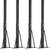 Adjustable Table Legs, Set of 4, Holds 450lbs 1 thumbnail