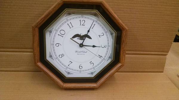 Octagon Shaped Wall or Shelf Clock 1