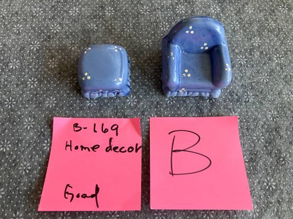 Home decor - chair and ottoman 1