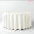 Lot of 21 Polyester Ivory table linens (round and rectangular) 3 thumbnail