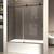 Firm Price! Brand New in a Box 59"x60" Sliding Frameless Tub Door 5 thumbnail