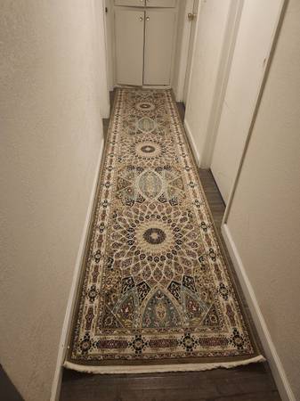 New  Contemporary Design Area Rug Runners with Fringes*3ftx13ft 1