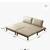 NEW - FRAME ONLY - Solid Wood Sleeper Sofa - Walnut Stain 6 thumbnail