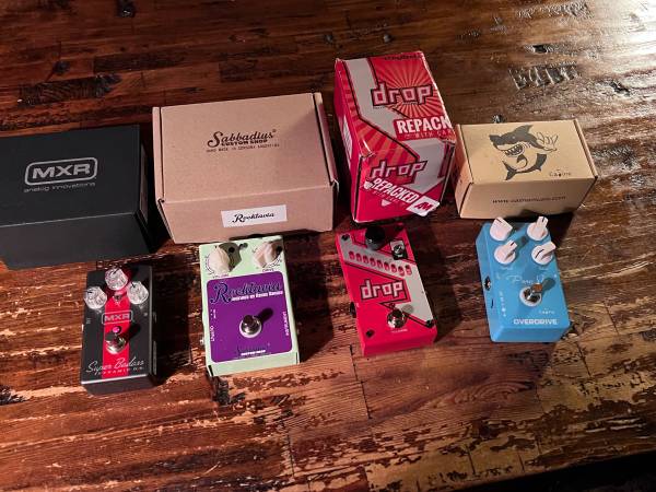 Pedals-  Sabbadius, MXR, Digitech 1