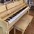 1950’s Wurlitzer spinet piano blond wood MCM mid century modern 1 thumbnail
