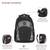 BRAND NEW..Wenger Swiss Army 16" Synergy Computer Backpack Black / Grey 2 thumbnail