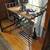Wine rack of iron and wicker 3 thumbnail