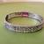 1920-30 Art Deco Sterling Filigree Bracelet 2 thumbnail