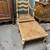 Set of Rattan/Wicker & Wood Chair and Ottoman Set 1 thumbnail
