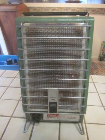 Coleman Propane Heater Great Condition from the 1970's 1