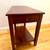 UNIQUE SIDETABLE Solid Wood Trapezoid Shaped Table Nightstand Smoking Room Cigar 4 thumbnail