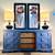 🔆🔆STUNNING BLUE BROYHILL dresser/buffet/sideboard/dining server/tv stand/c 2 thumbnail