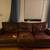 Free brown leather sofa, chair and ottoman 2 thumbnail