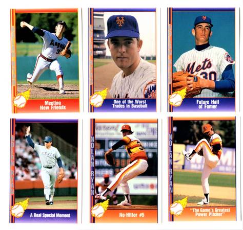 ONLY $15 1991 Pacific NOLAN RYAN Complete Set 110 cards HOF 1