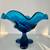 Antique Blue Viking Glass Candle Holders from the Epic Line 10 thumbnail