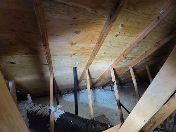 Attic insulation and venting 1
