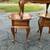 Three piece solid oak Broyhill   Oval coffee table with matching and tables. $15 3 thumbnail