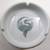 CRESCENT MOON AND HERON CERAMIC ASHTRAY 2 thumbnail