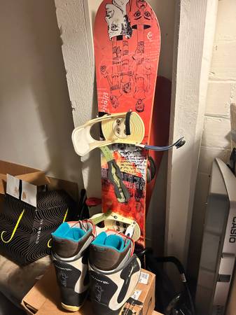 Snowboard and Boots 1