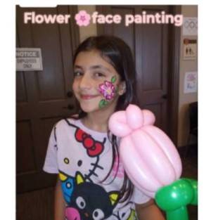 Party services(balloon twisting,face painting,characters,rentals 1