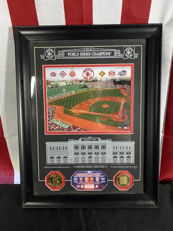 Fenway Park framed Red Sox 2004 World Limited Edition - Etched Glass 1