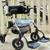Walker for seniors, rollator walker with seat Transport- Wheelchair lightweight  1 thumbnail