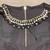 2 Dance Tops, Sports Bras, Adult XS, Black & Gold Halter, Worn Once! 3 thumbnail