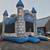 Inflatable bounce house jumpy with slide 3 thumbnail