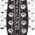 Danelectro 12SDC 12-String Electric Guitar Black, Fender gig bag Tra 2 thumbnail