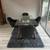 Extendable Glass Dining Table + 4 Dark Gray Chairs - Modern Dining Set 2 thumbnail