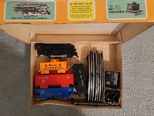 ELECTRIC TRAIN SET MARX VINTAGE READY TO RUN  027 1