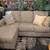 NEW Greaves sofa couch with reversible left or right chaise, tan/beige 1 thumbnail