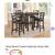High Multi-Function Dining Table With 4 Chairs 15 thumbnail