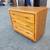 Vintage Oak wood low boy 3 drawer 3 thumbnail