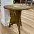 Indian Carved Giltwood Round Side Table. 2 thumbnail