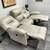 *DELIVERY INCLUDED* Beige Leather Blend Power Reclining Couch/Sofa 3 thumbnail