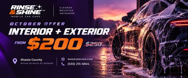 Mobile Car Cleaning — Interior + Exterior from $200 — We Come to You 1